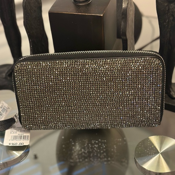 Peter-1 Handbags - Glamorous Dazzling Rhinestone Wallet